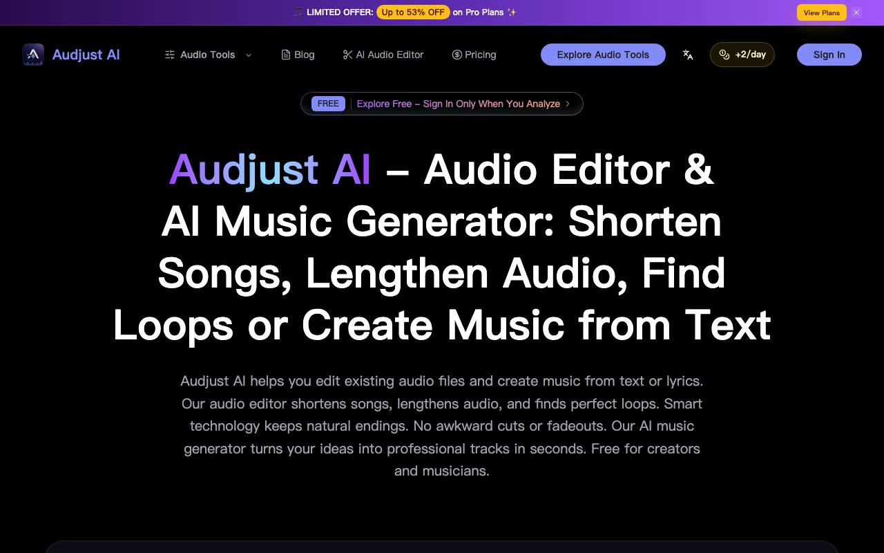 audjust.ai 截图 1