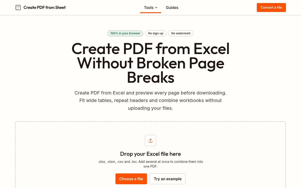 Create PDF from Sheet 截图 1