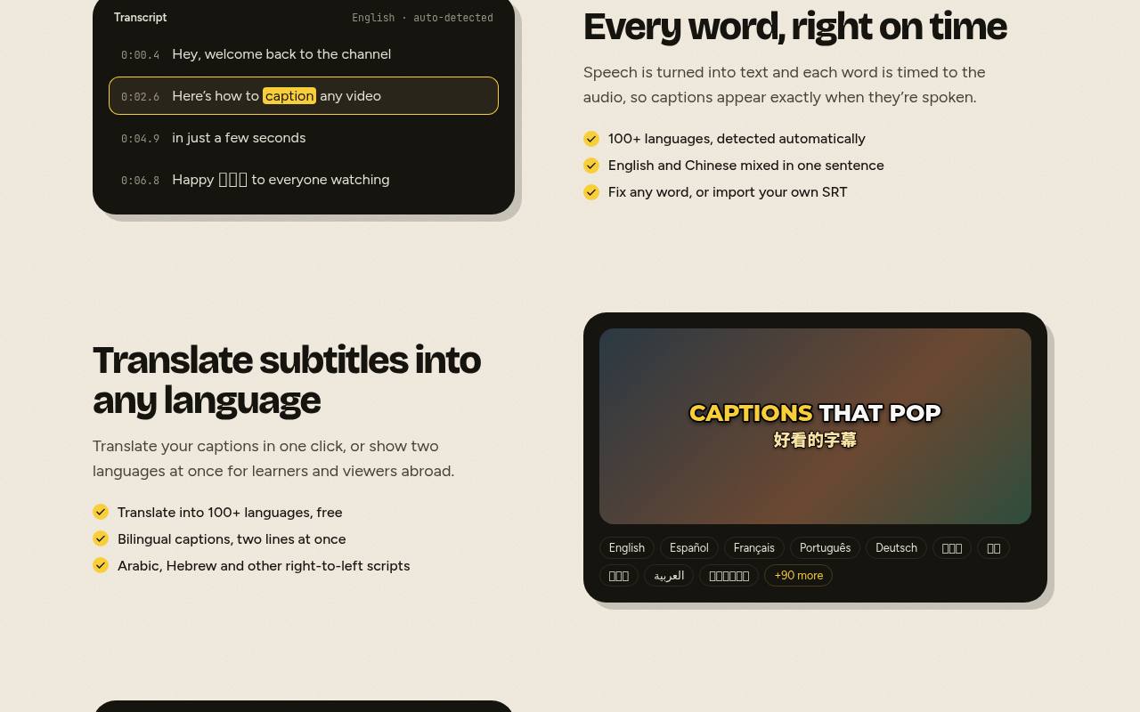 Captions Generator 截图 3