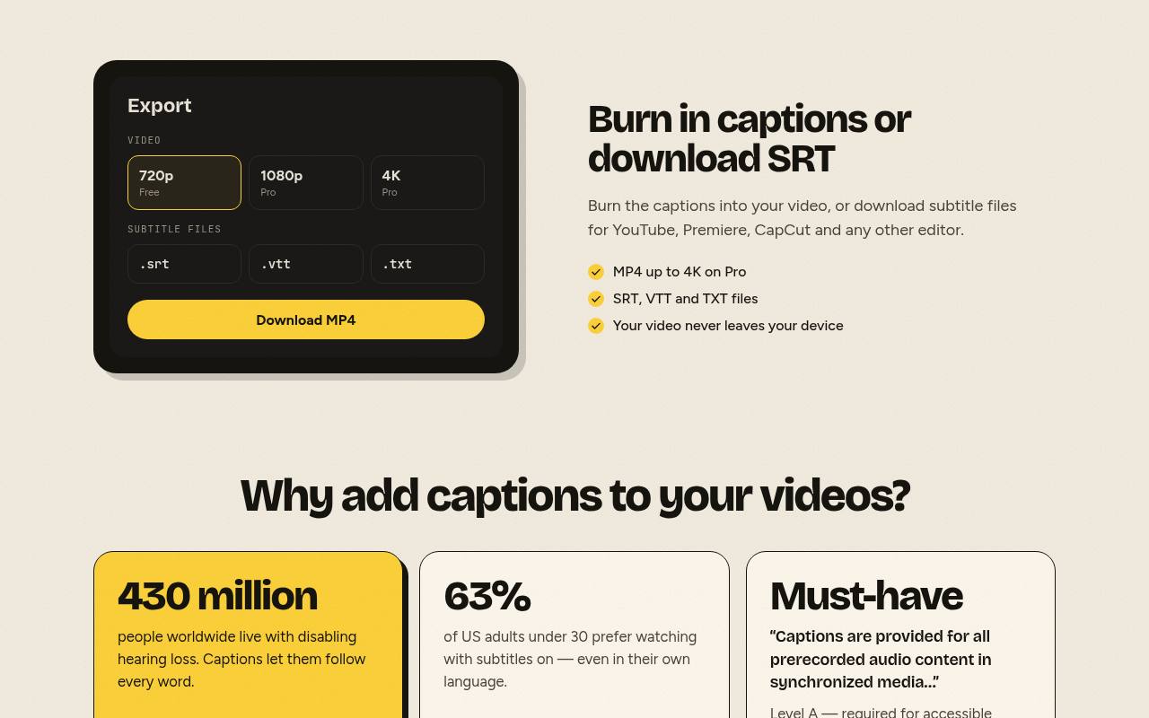 Captions Generator 截图 4