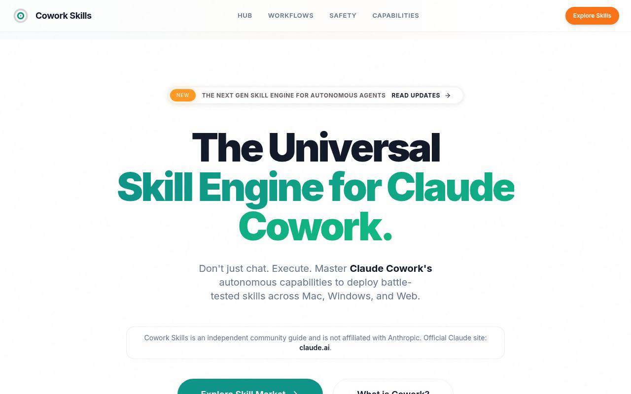 Cowork Skills 截图 1
