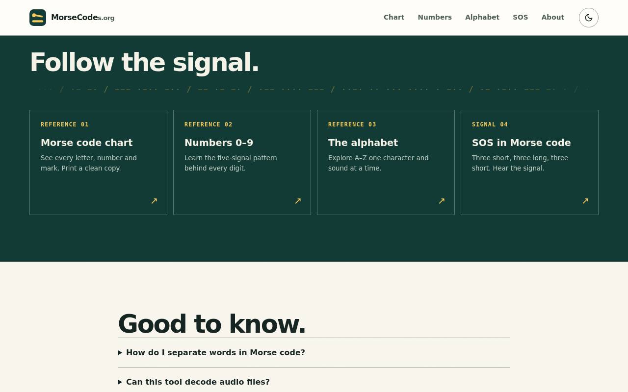 Morse Code 截图 3
