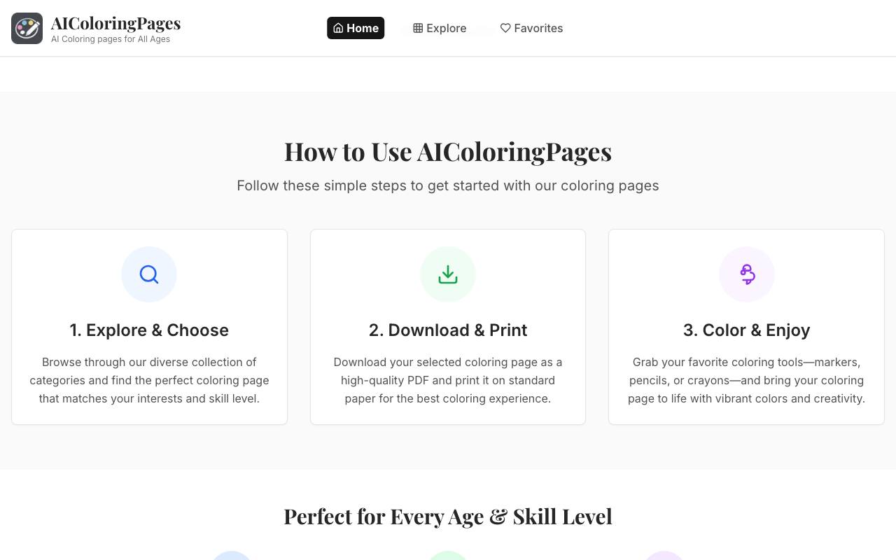 AIColoringPages 截图 3