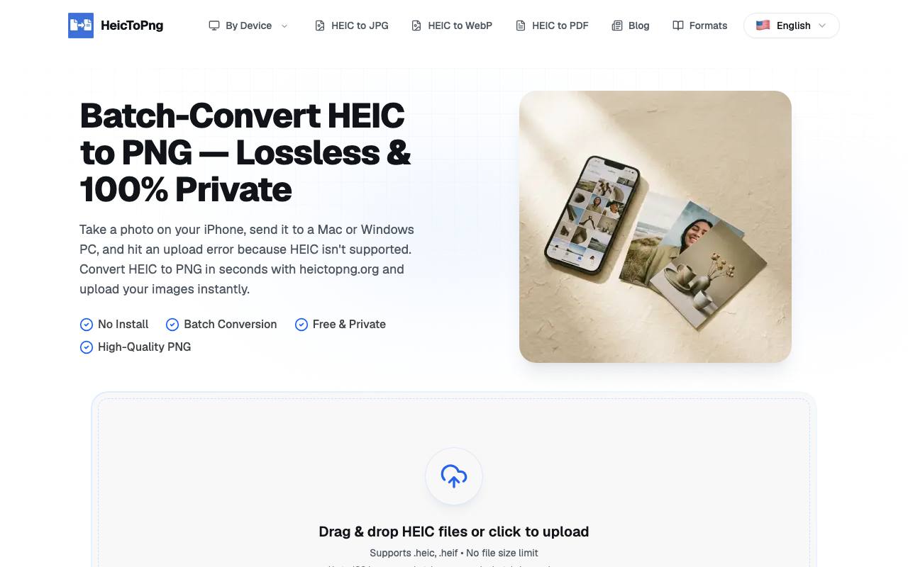 Best HEIC to PNG Converter 截图 1