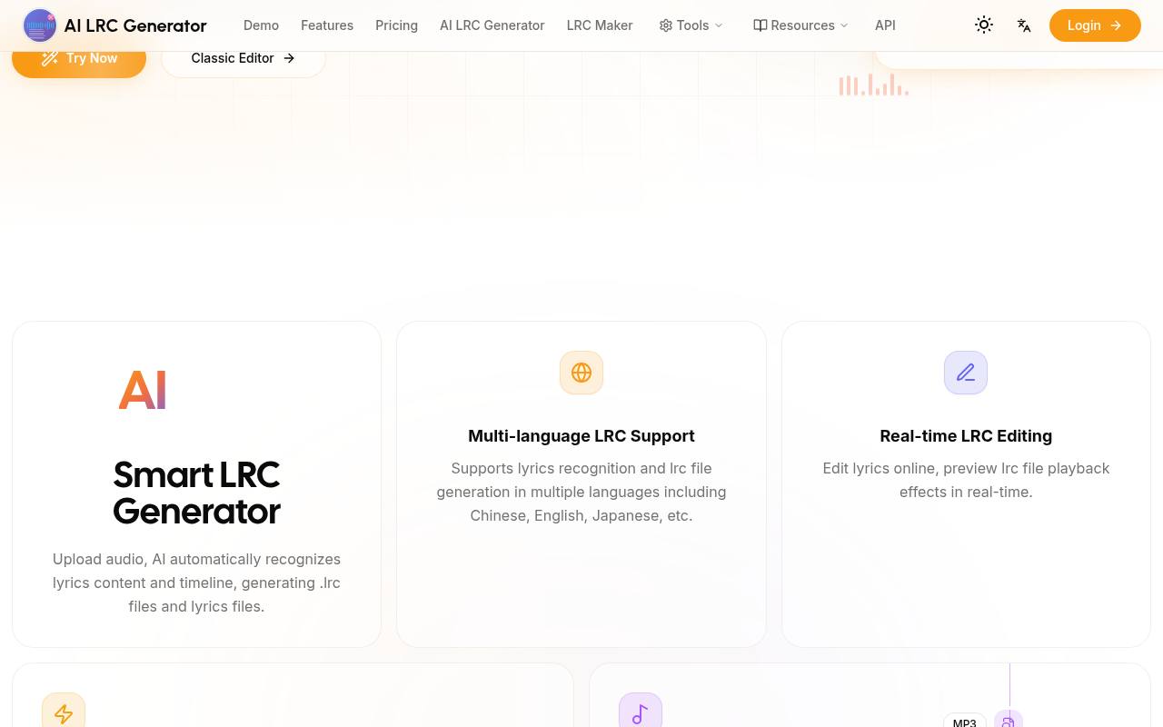 AI LRC Generator 截图 2