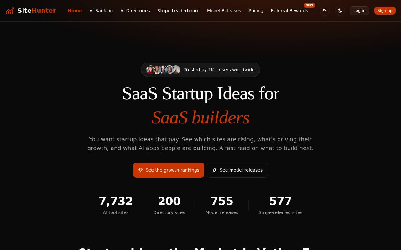 SiteHunter 截图 1