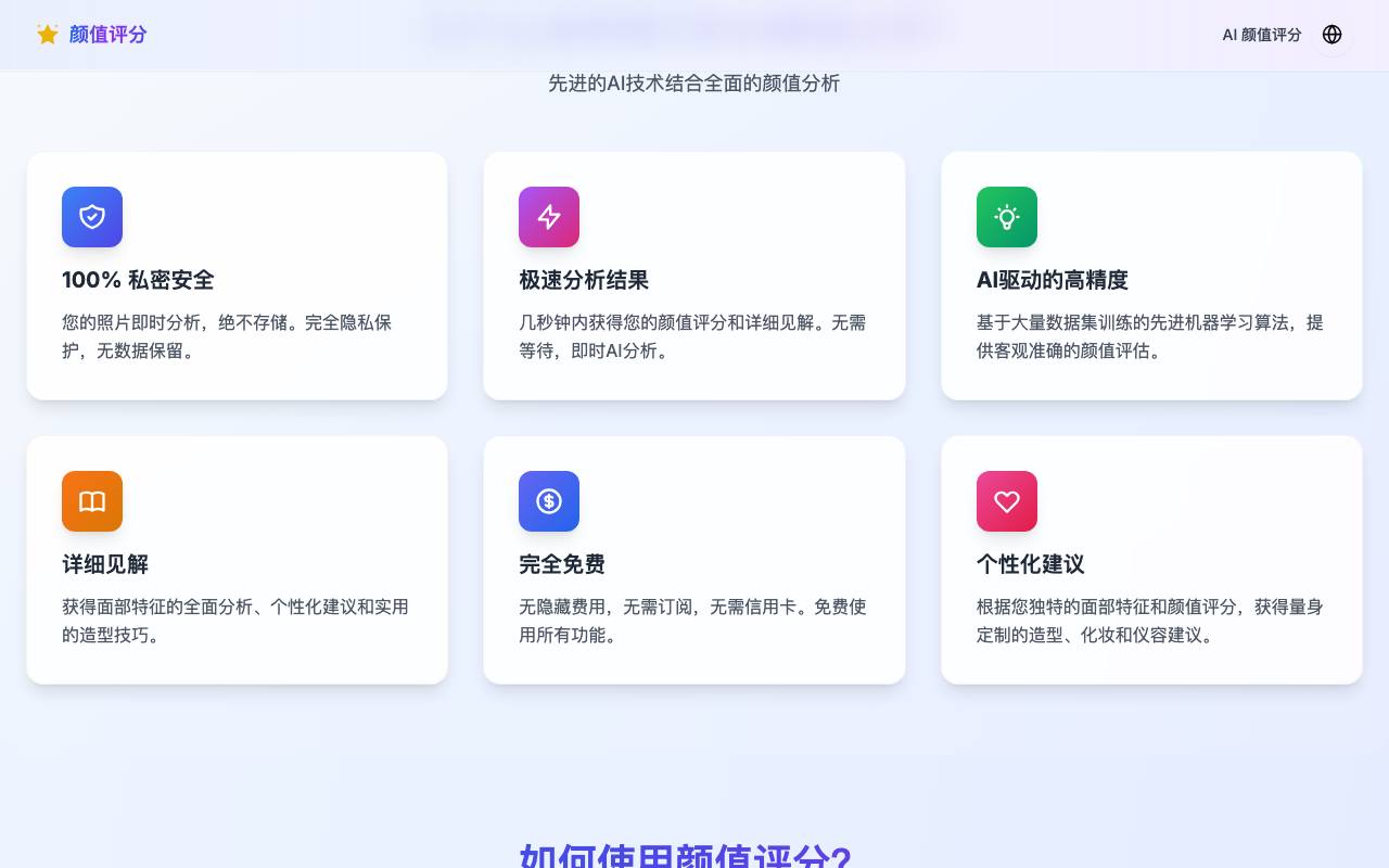 颜值评分 截图 3