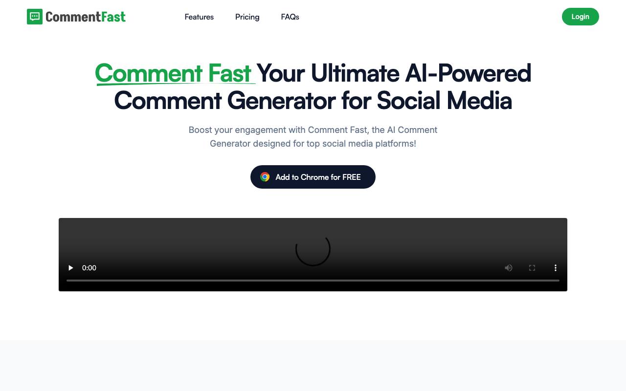Comment Fast 截图 1
