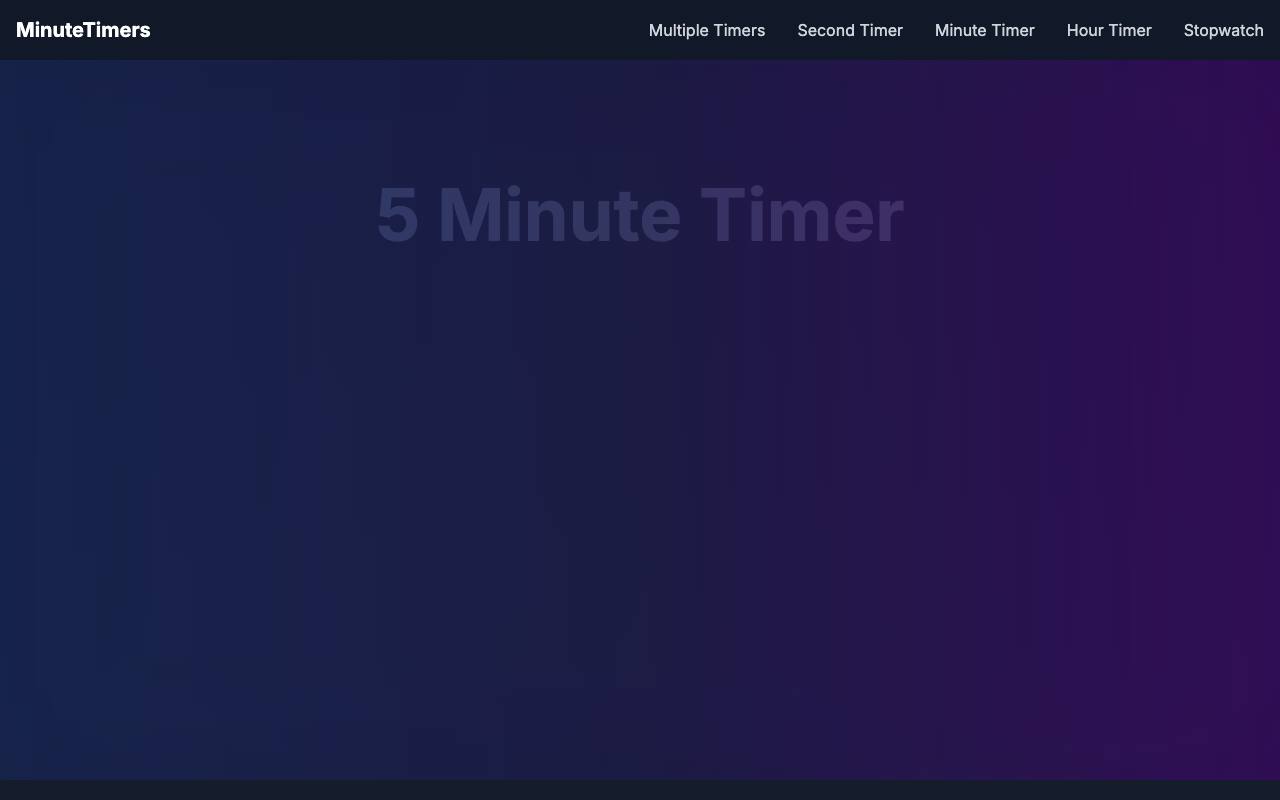 Minute Timer 截图 1