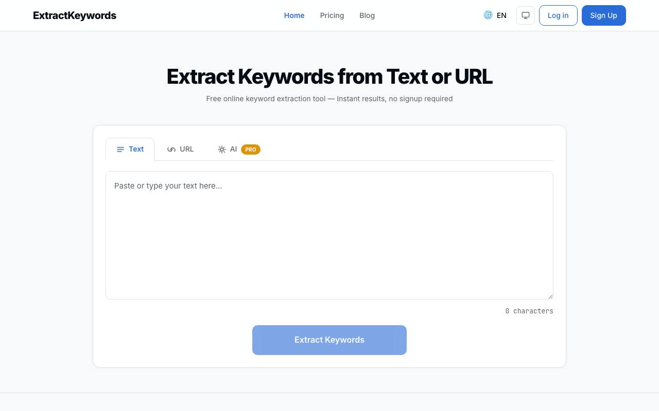 ExtractKeywords 截图 1