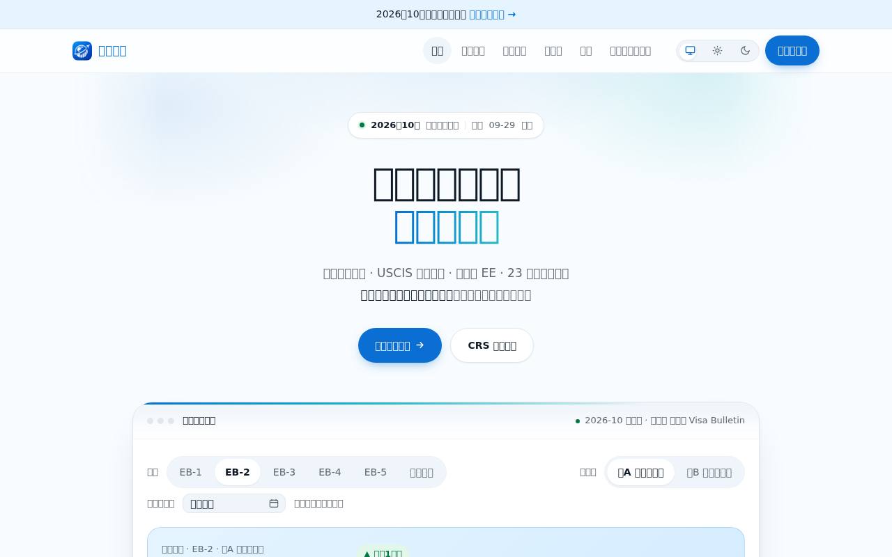 移民数据 截图 1