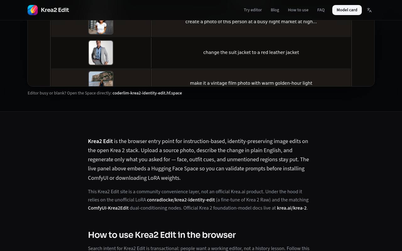 Krea2 Edit 截图 3
