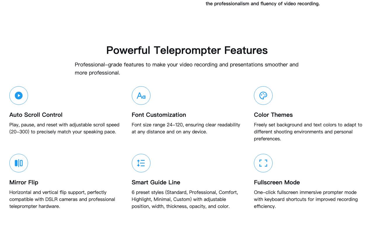 Teleprompter 截图 3