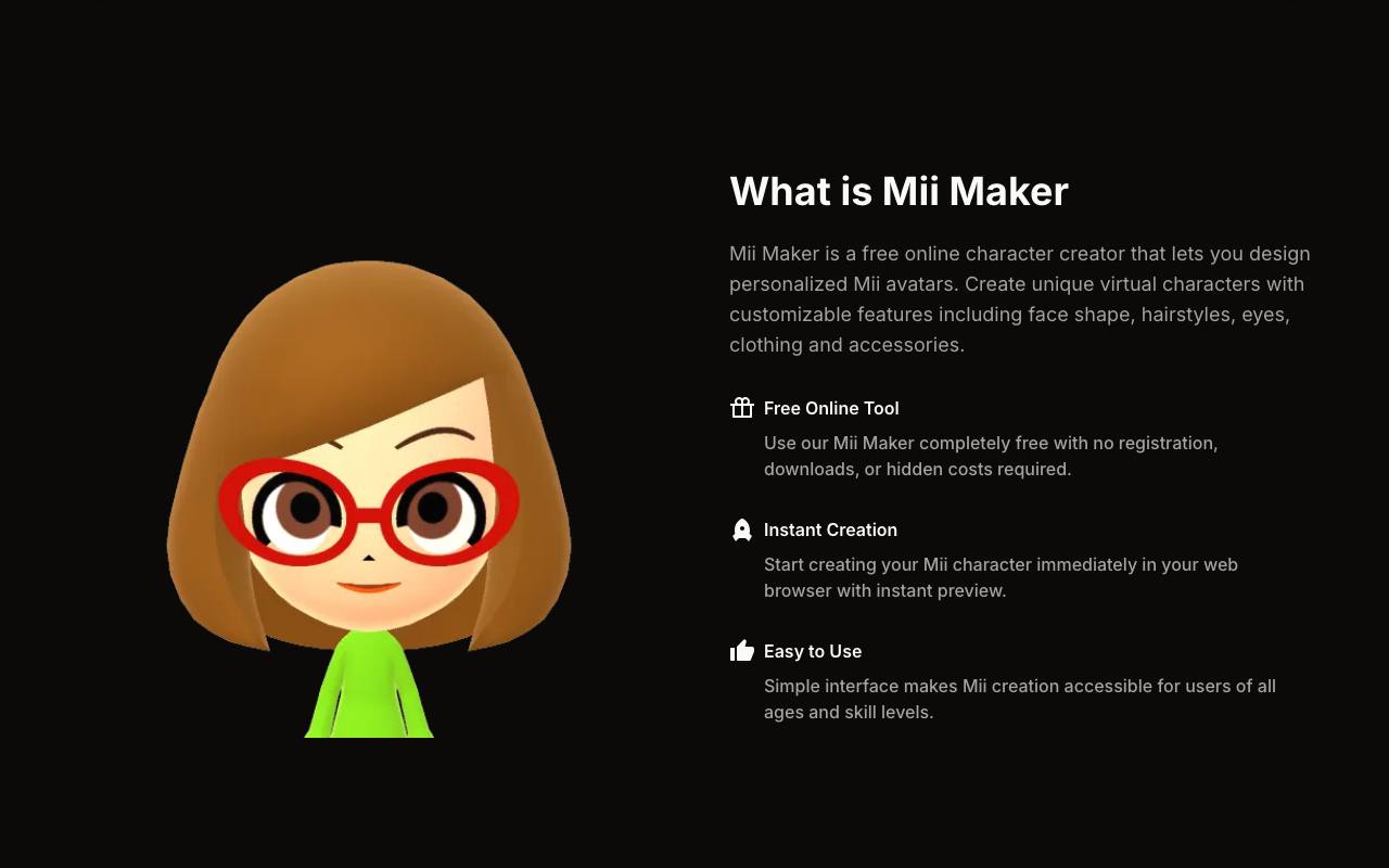 Mii Maker 截图 3
