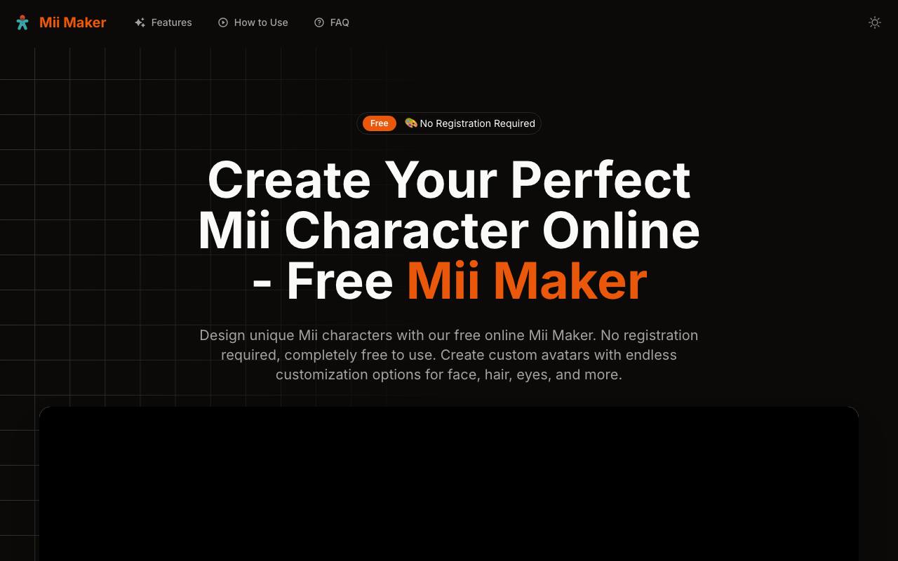 Mii Maker 截图 1