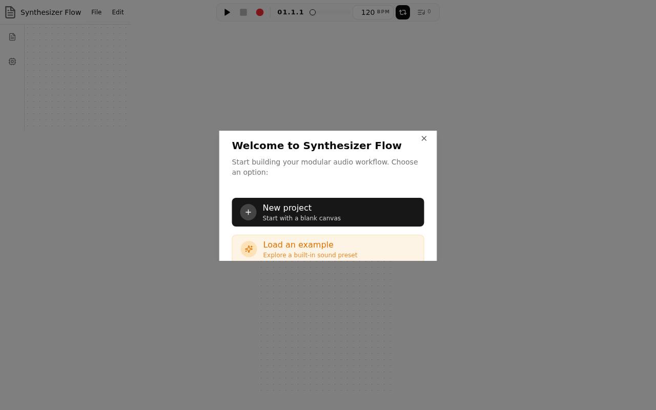 Synthesizer Flow 截图 1