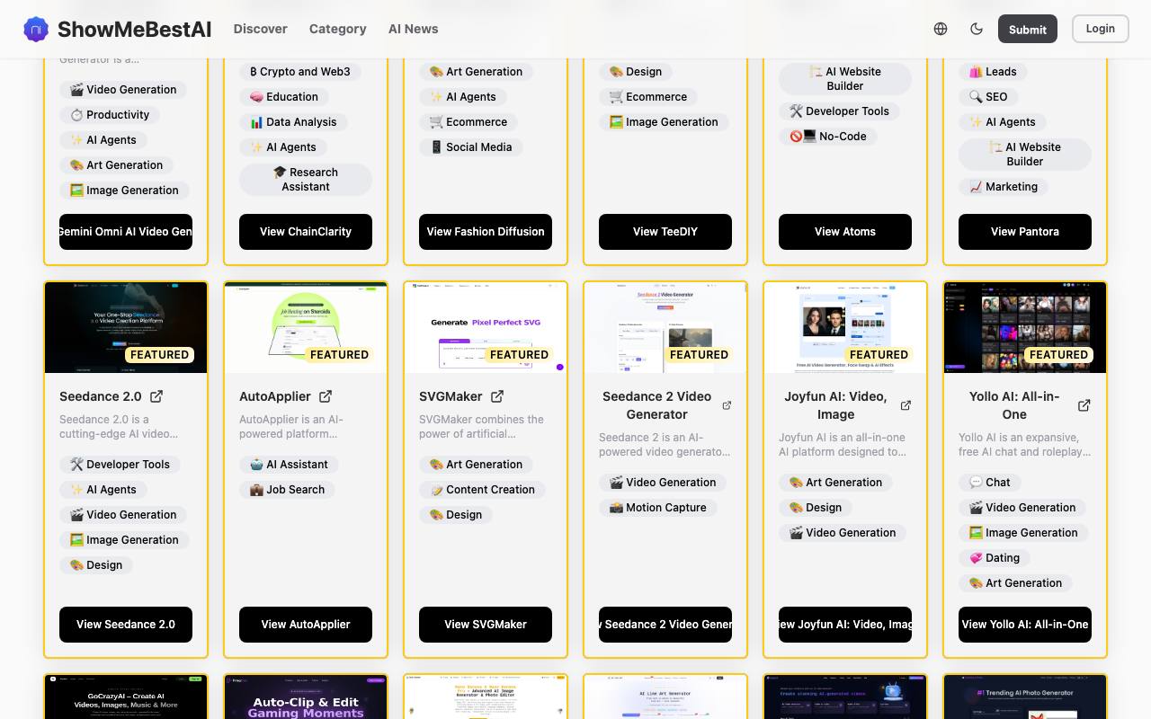 ShowMeBestAI 截图 3