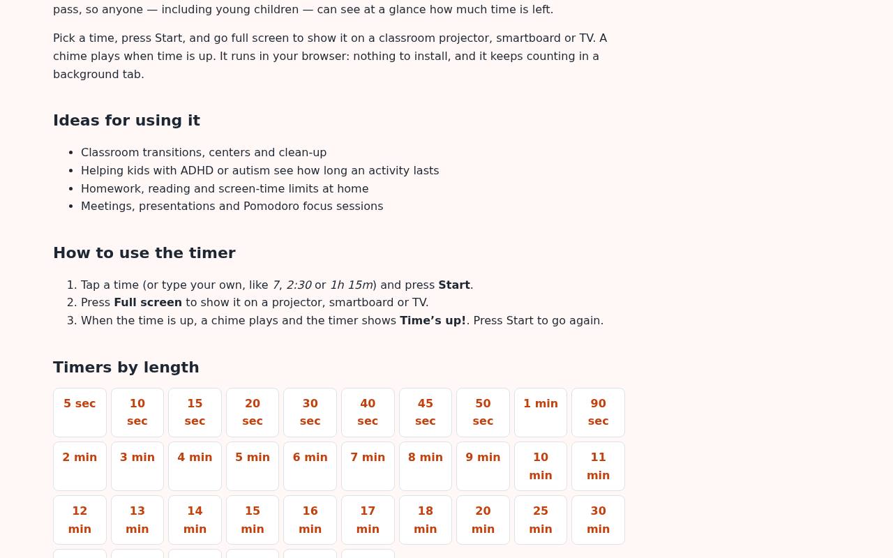 Visual Timer 截图 2