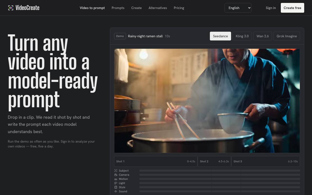 VideoCreate 截图 1
