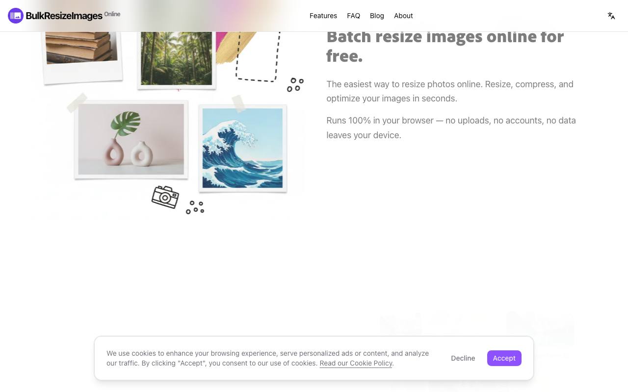 Bulk Resize Images Online 截图 3
