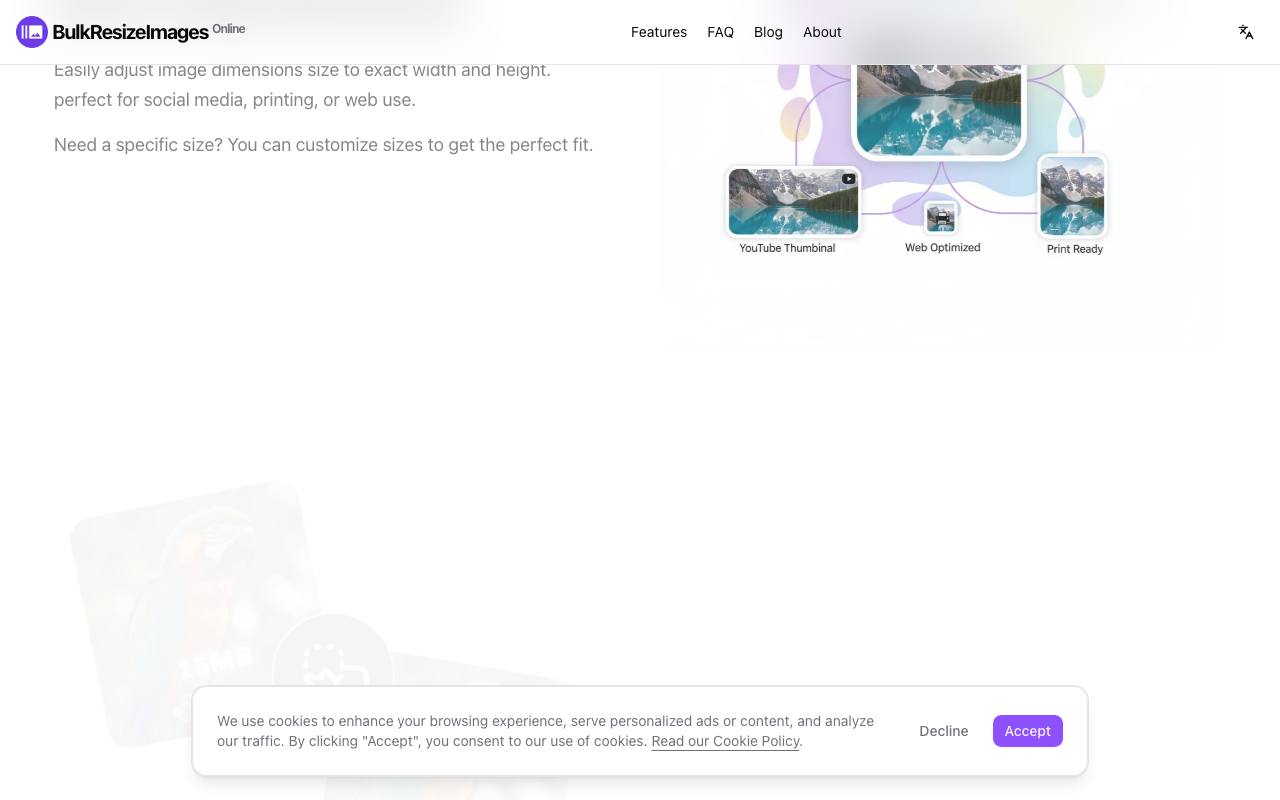 Bulk Resize Images Online 截图 4