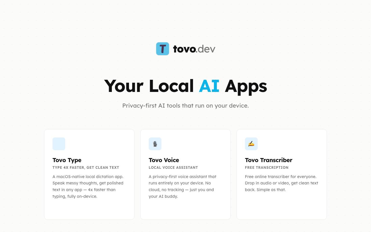 Tovo - AI 会议/面试助手 截图 1