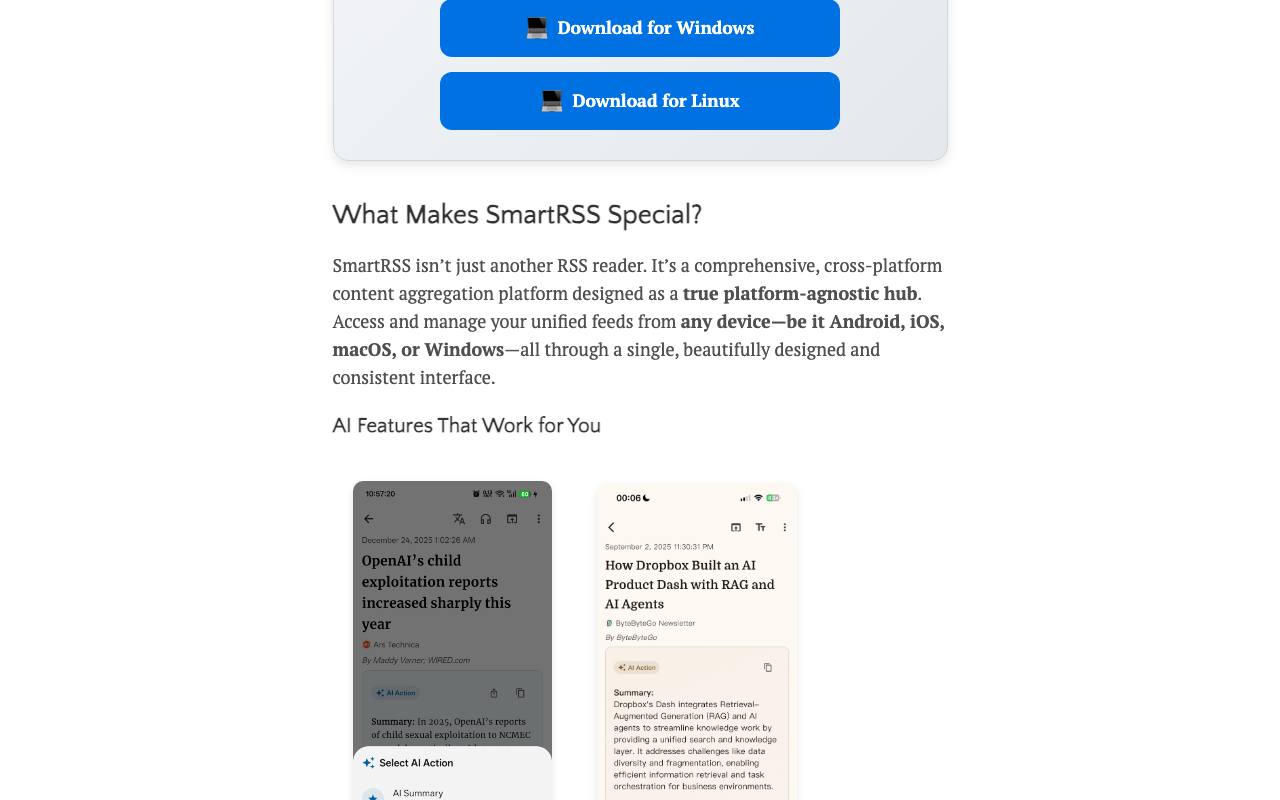 SmartRSS 截图 2