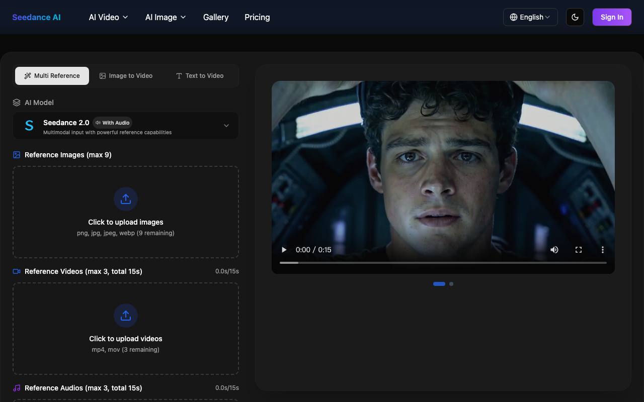 Seedance AI Video Generator 截图 2