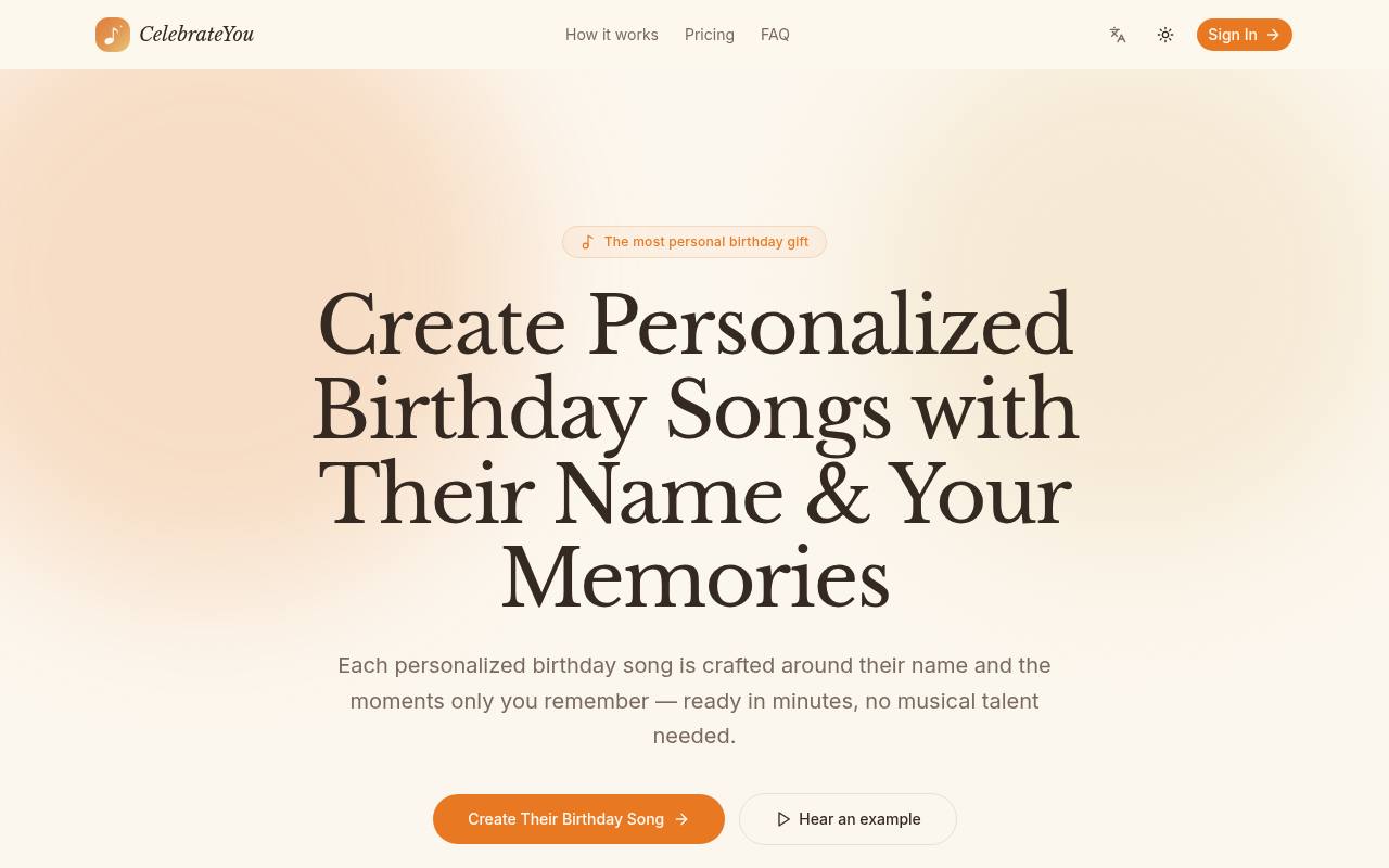 CelebrateYou 截图 1