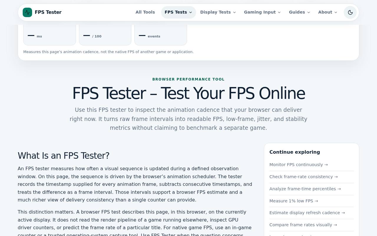 FPS Tester 截图 2