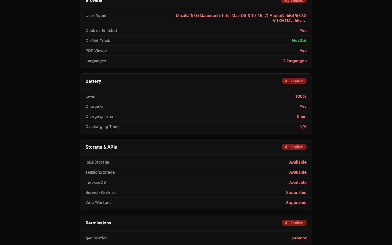 Leakscope 截图 3