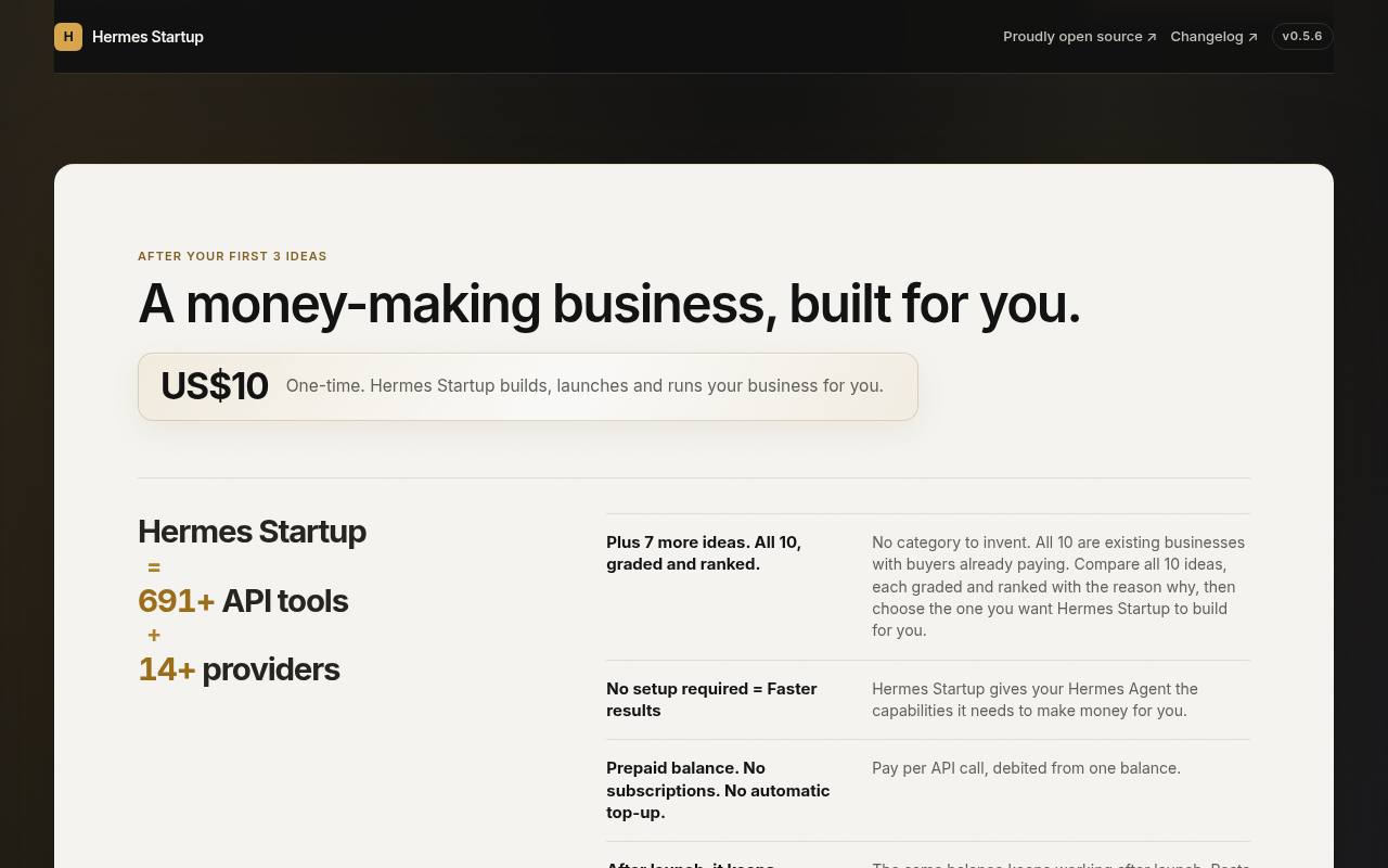 Hermes Startup 截图 3