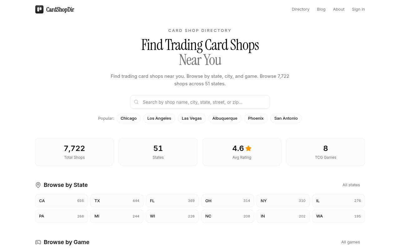 CardShopDir 截图 1