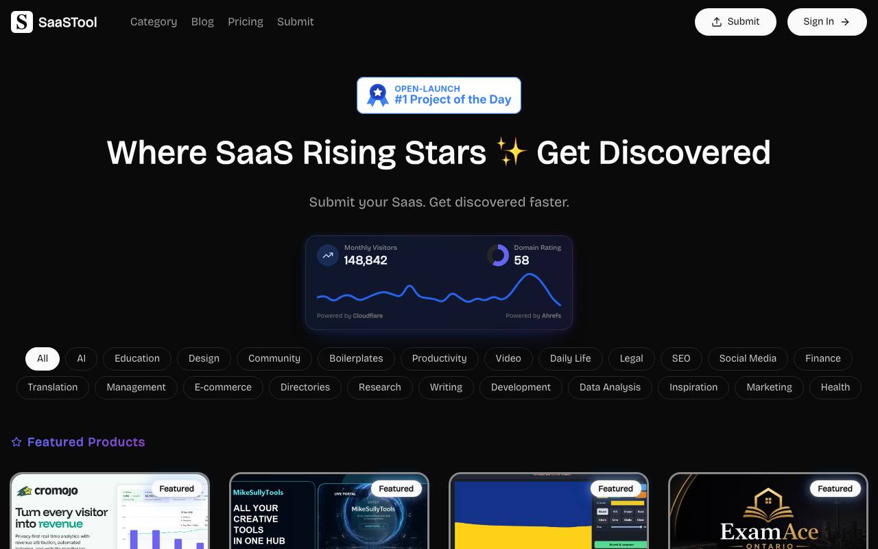 SaaSTool.site 截图 1