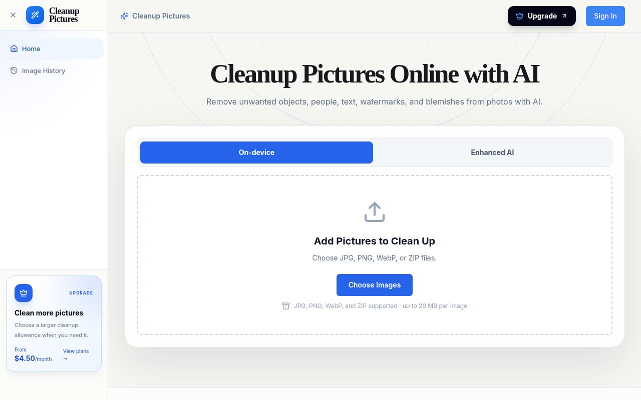 Cleanup Pictures 截图 1