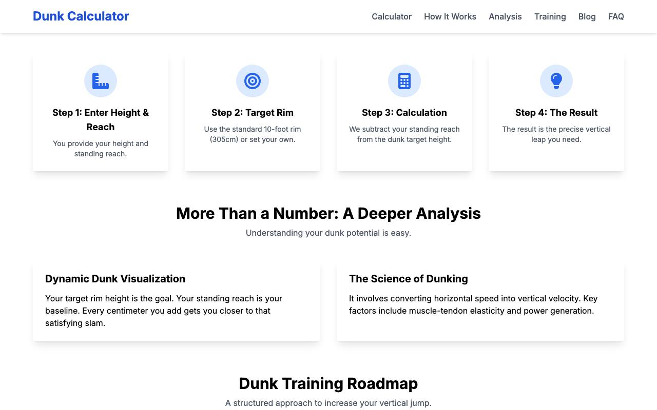 Dunk Calculator 截图 2