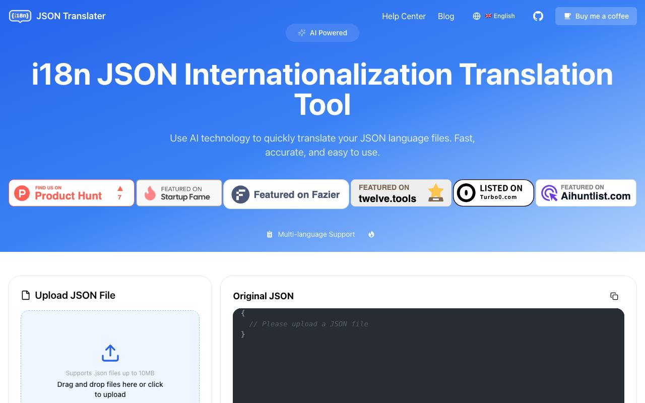 JSON Translator 截图 1