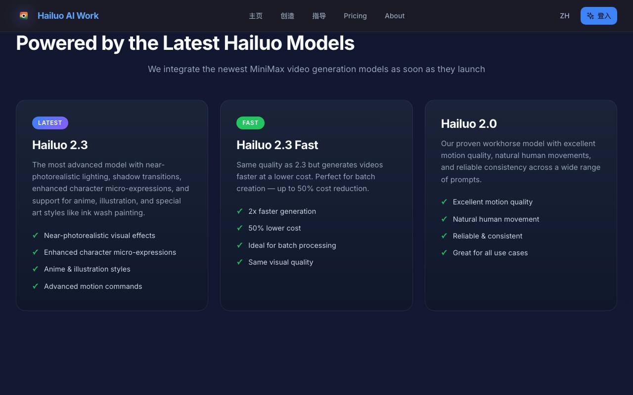 Hailuo AI 截图 2