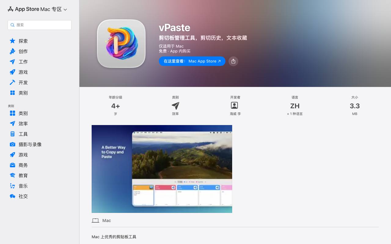 vPaste 截图 1
