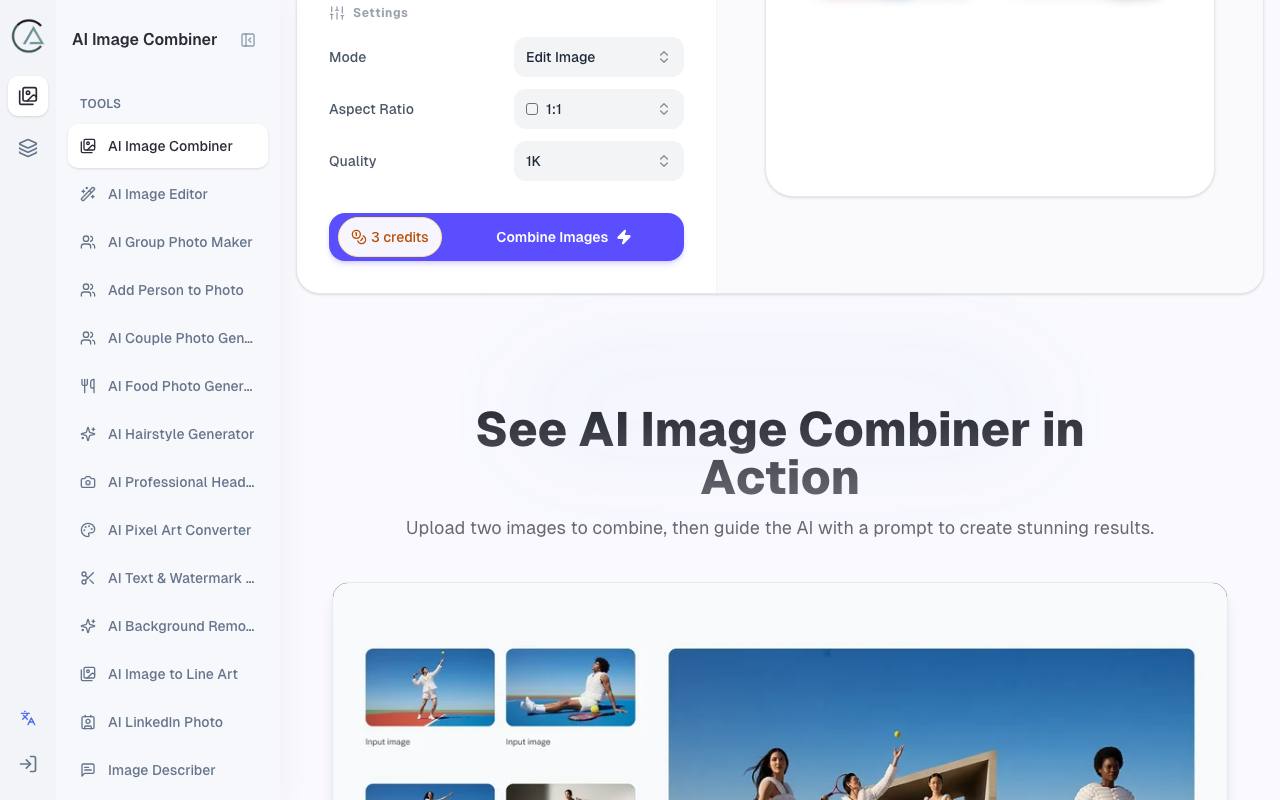 ai image combine 截图 2