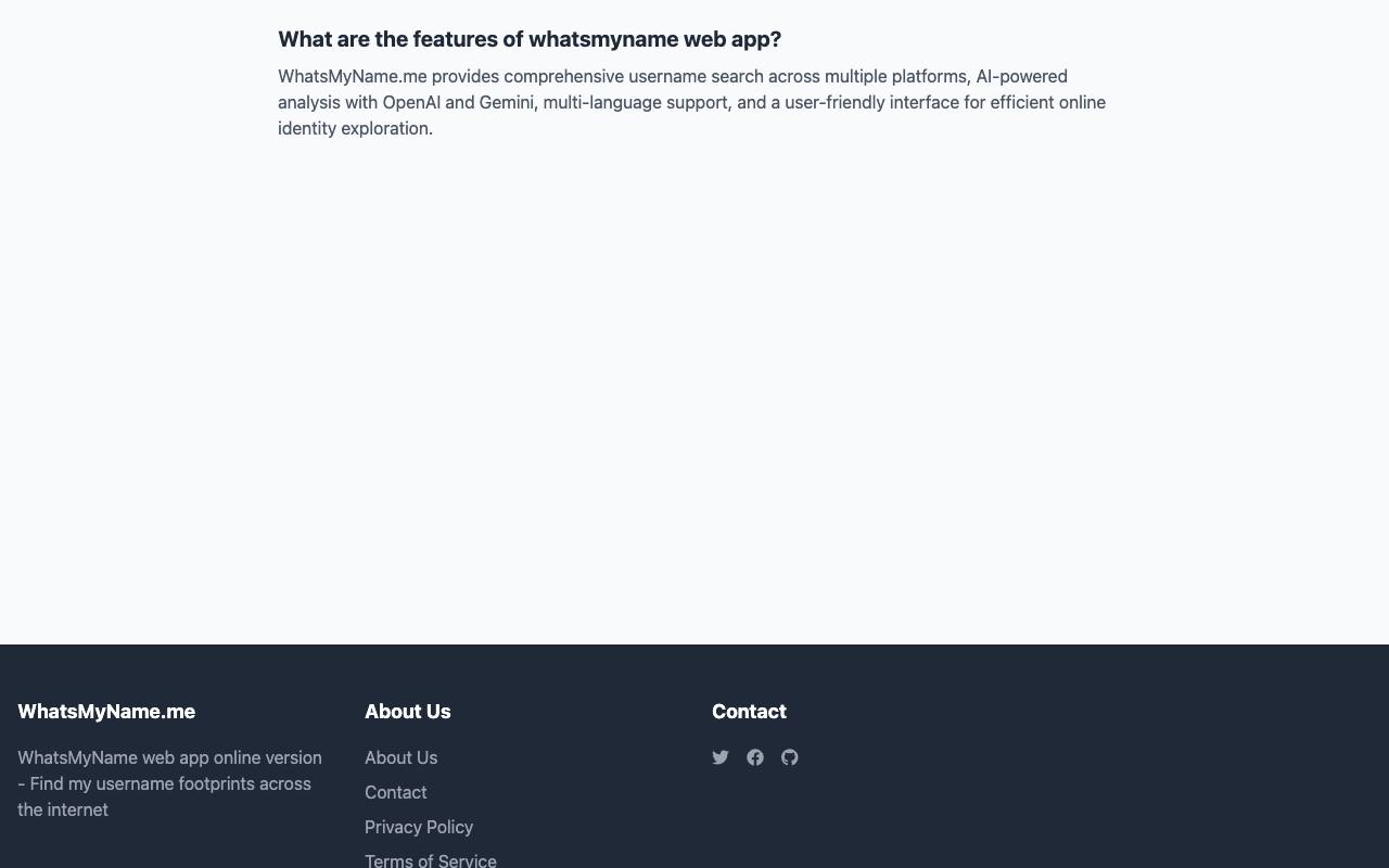 WhatsMyName 截图 3