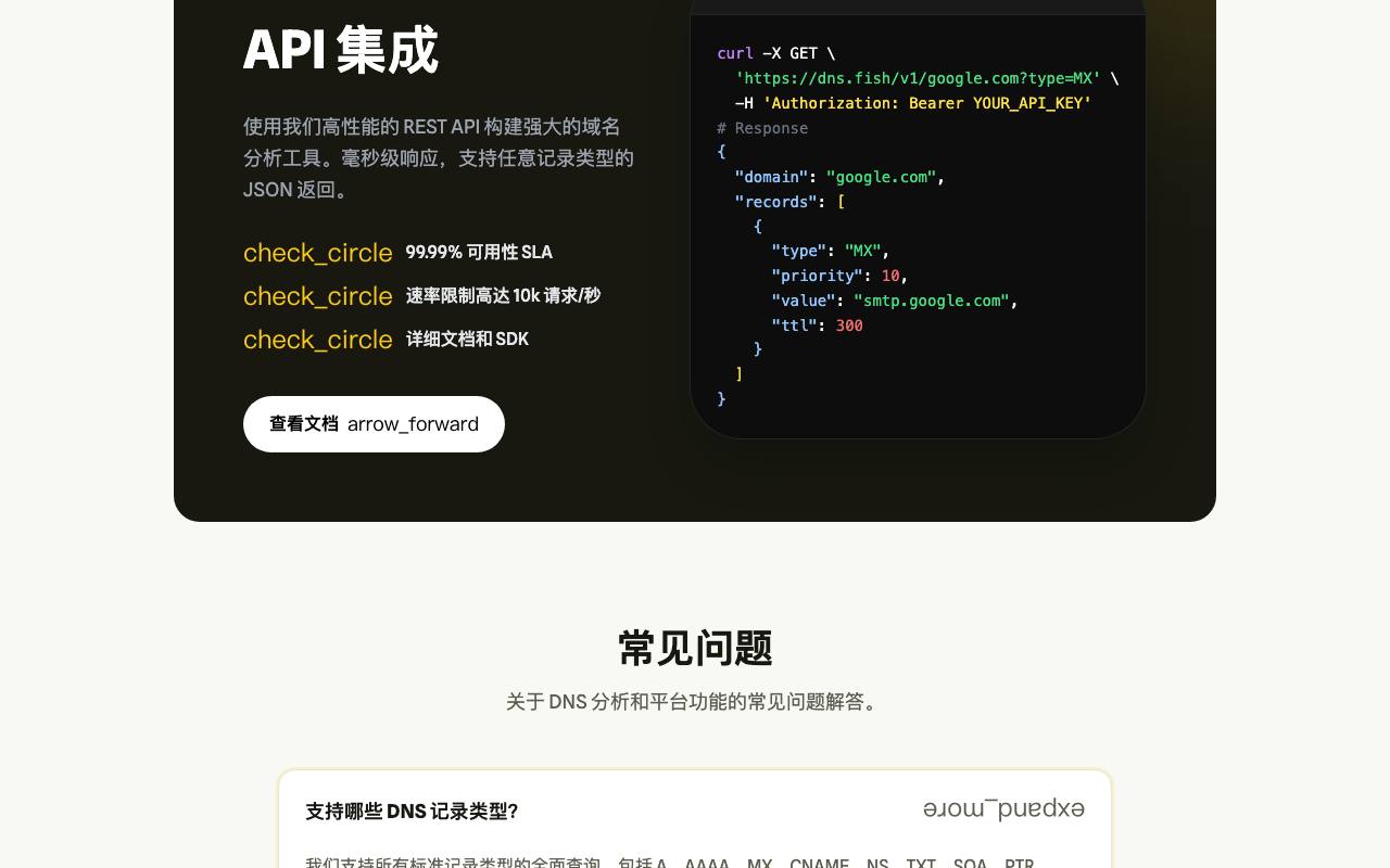 DNS.fish 截图 3