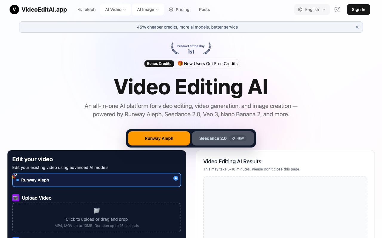 Videoeditai.app 截图 1