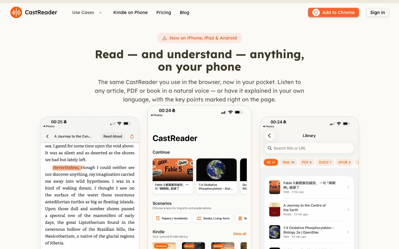 CastReader 截图 2