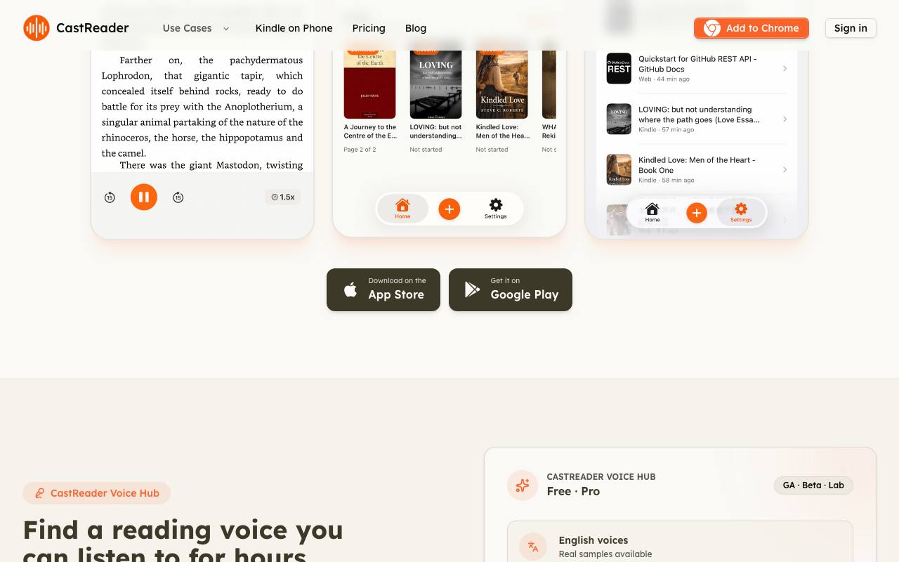 CastReader 截图 3