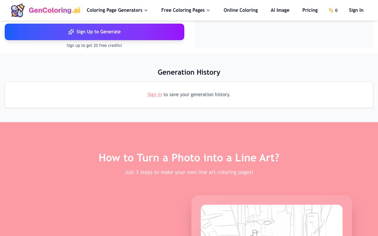 GenColoring AI 截图 3