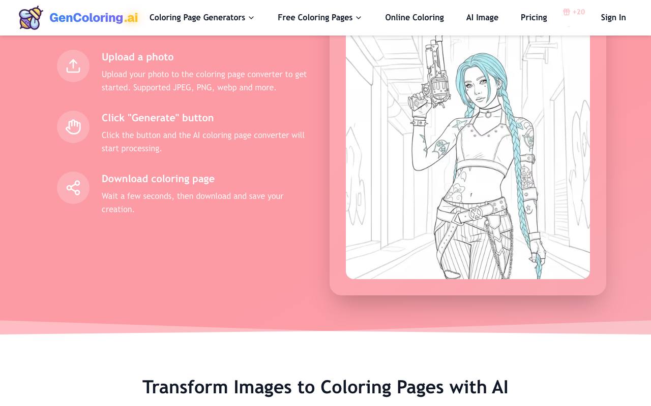GenColoring AI 截图 4
