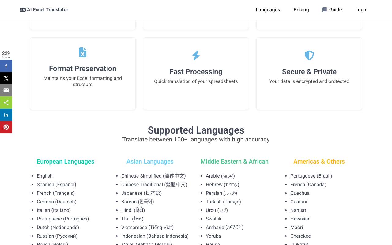 AI Excel Translator 截图 3