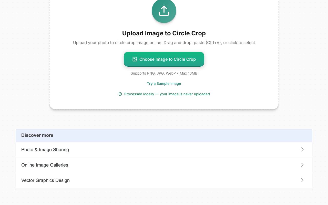 Circle Crop Image 截图 2