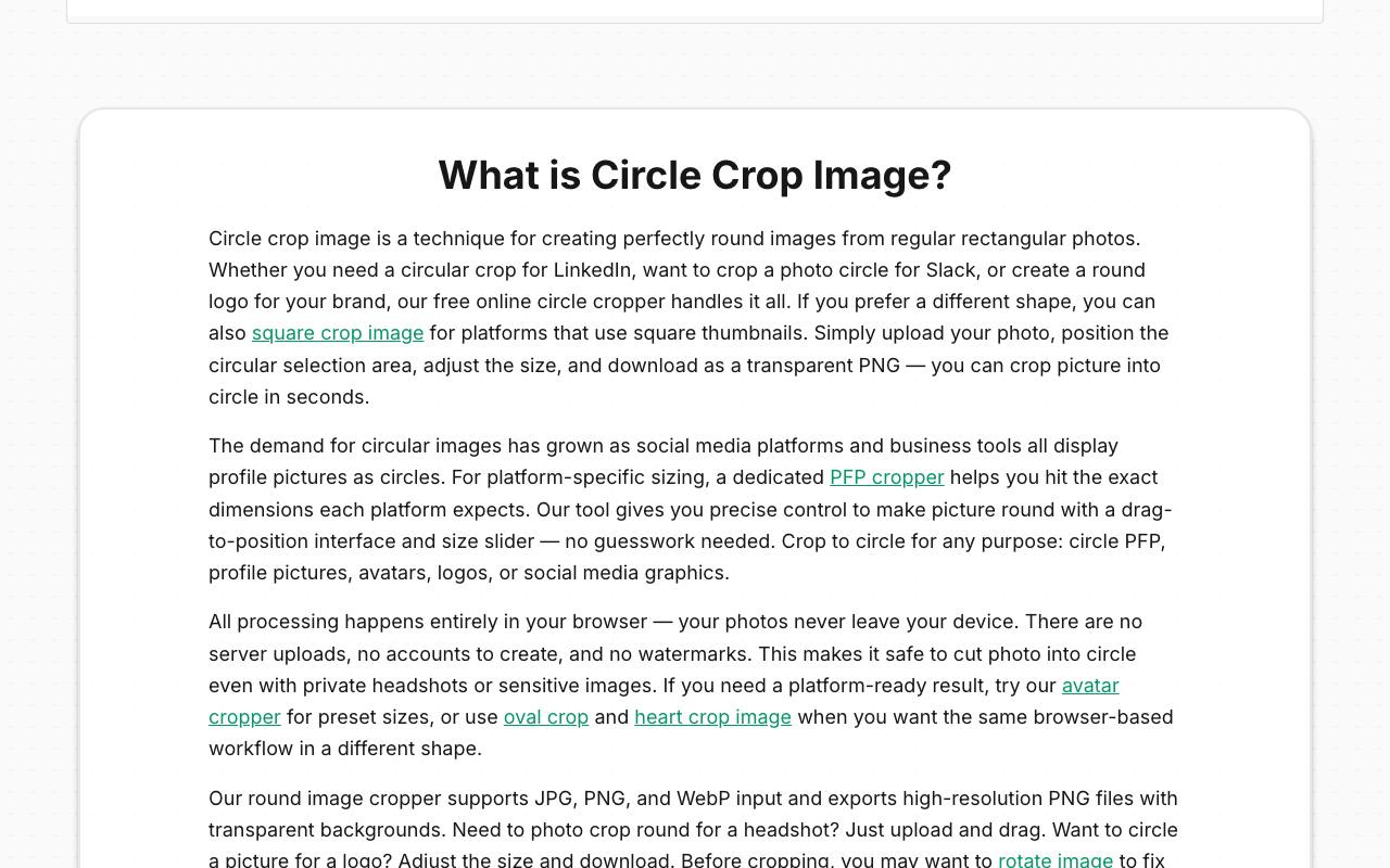 Circle Crop Image 截图 3